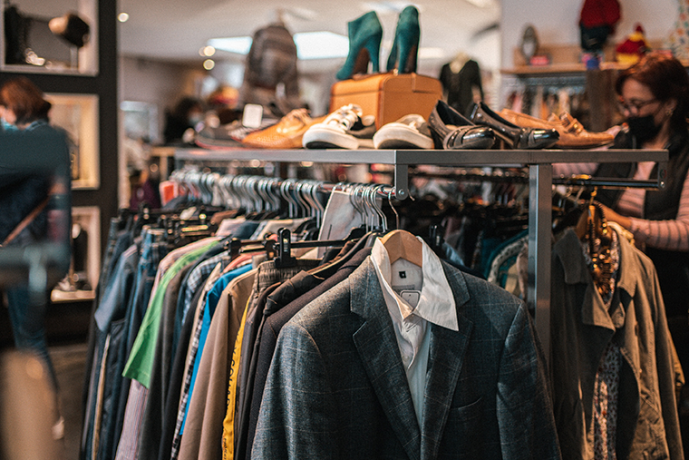 2nd Hand Clothing Store - a great place to reboot your style