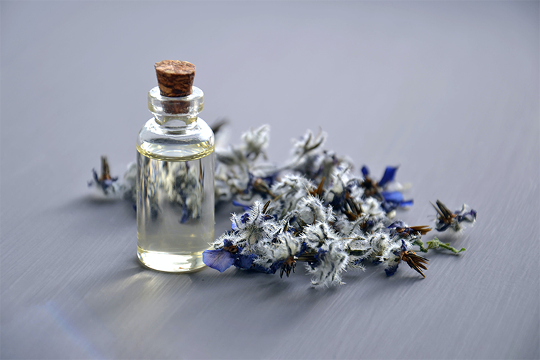 Lavender essential oil for an Aromatherapy Basket.