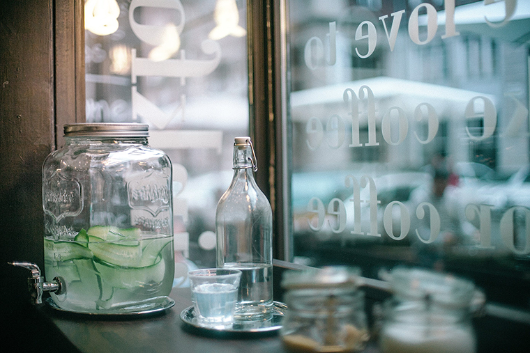 A Hydration Station - always good for wellness any time of year