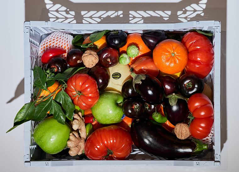 Getting a rainbow of fruits and vegetables every day is a great healthy food habit