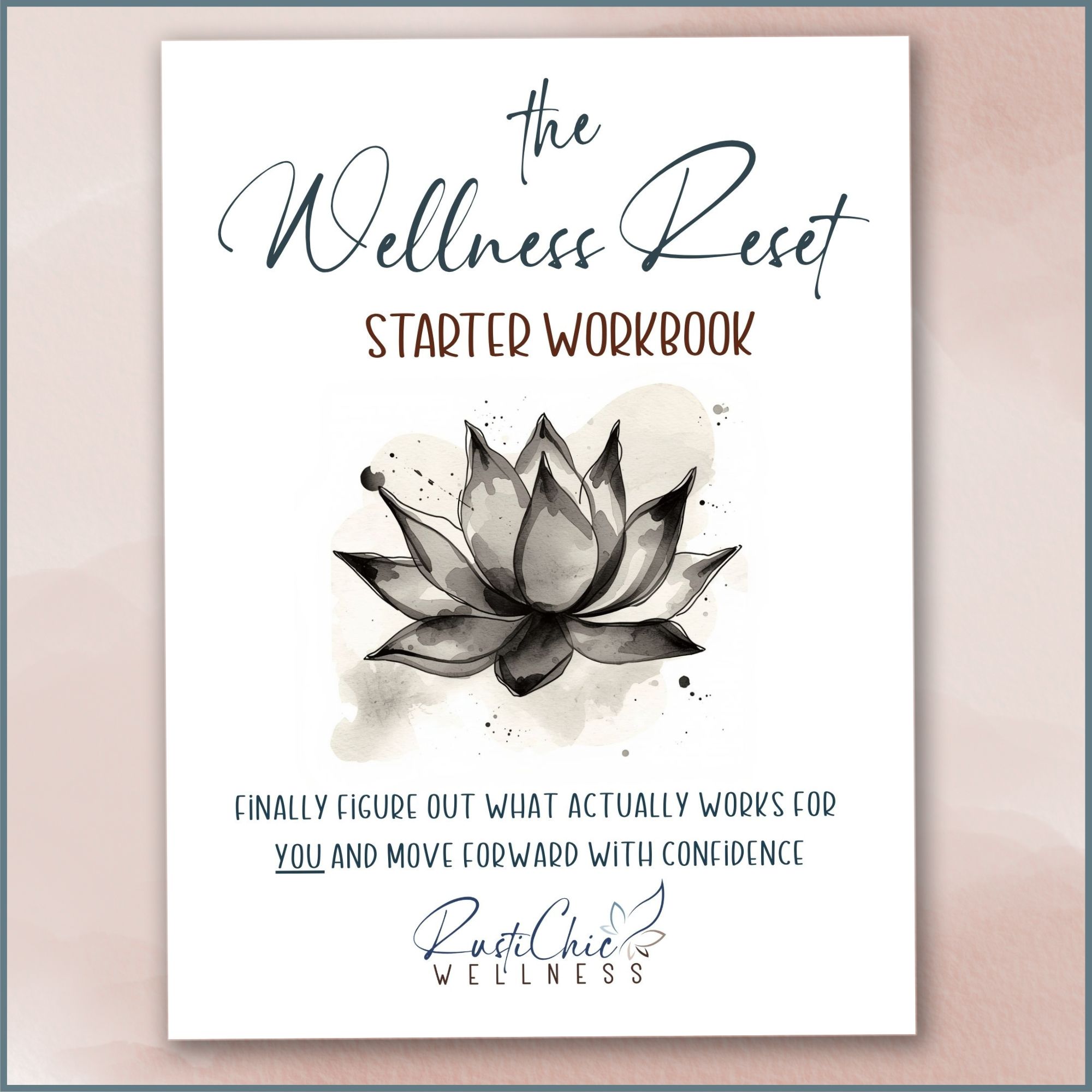 Image of the cover of The Wellness Reset Starter Workbook